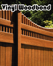 Vinyl Woodbond Fence
